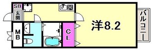 ダイドーメゾン神戸元町の物件間取画像